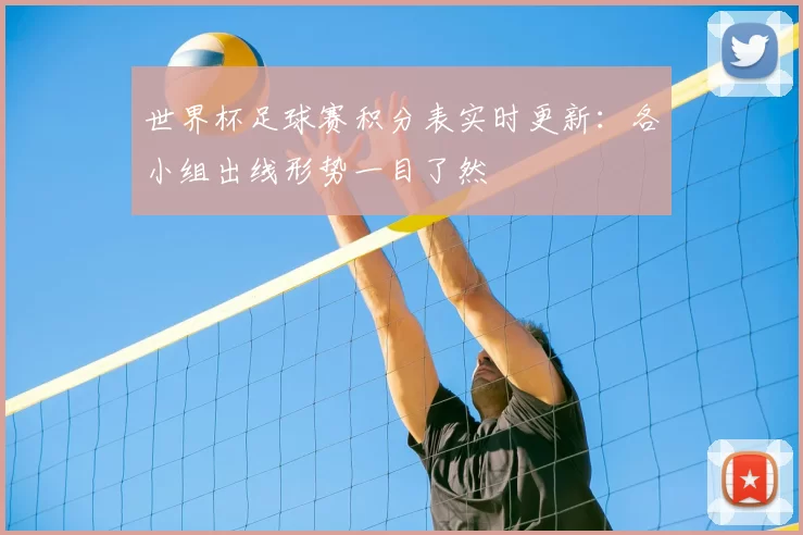 世界杯足球赛积分表实时更新:各小组出线形势一目了然