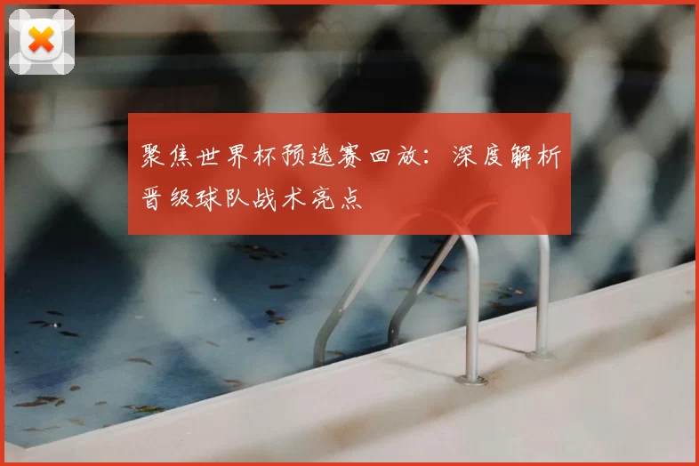 聚焦世界杯预选赛回放:深度解析晋级球队战术亮点